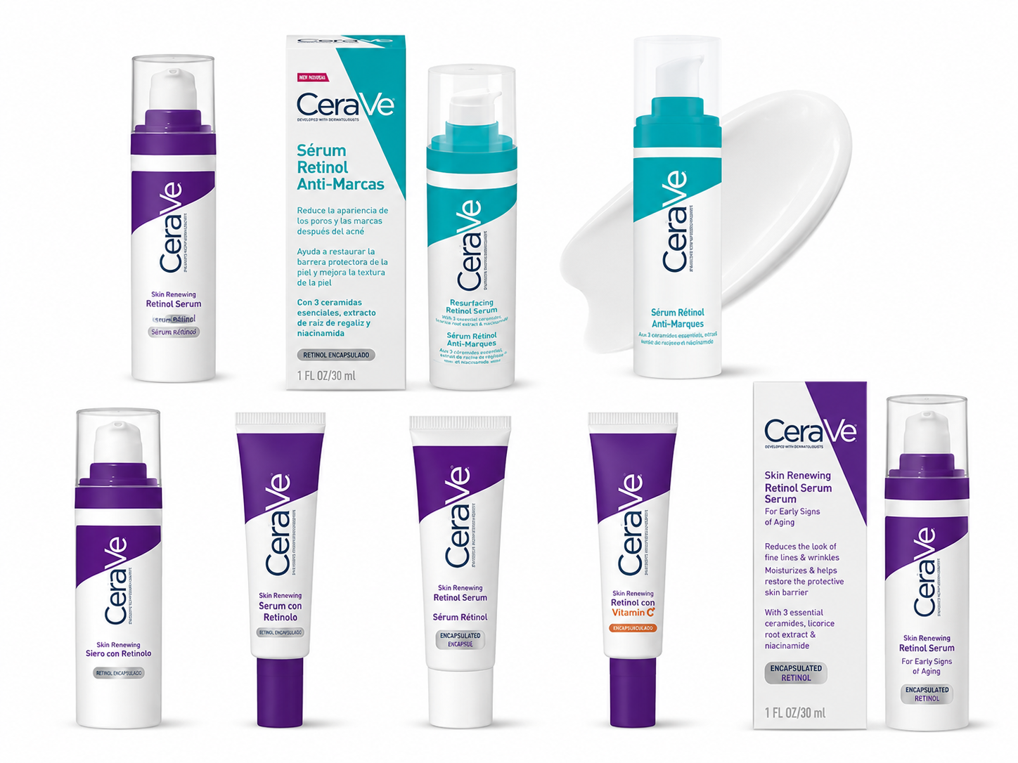  Referencia fotográfica de serums faciales hombre CeraVe Retinol Skincare en sérums faciales hombre, escrita para búsquedas de belleza en España sobre afeitado diario, perfilado de barba, cuidado corporal o rutinas de viaje, envase y compatibilidad con la rutina. 